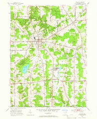 Chardon Ohio Historical topographic map, 1:24000 scale, 7.5 X 7.5 Minute, Year 1953