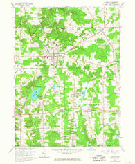 Chardon Ohio Historical topographic map, 1:24000 scale, 7.5 X 7.5 Minute, Year 1966