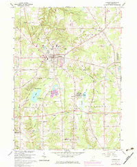 Chardon Ohio Historical topographic map, 1:24000 scale, 7.5 X 7.5 Minute, Year 1966