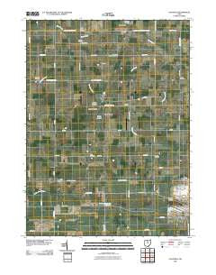 Chatfield Ohio Historical topographic map, 1:24000 scale, 7.5 X 7.5 Minute, Year 2010
