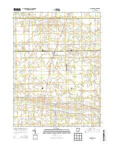 Chatfield Ohio Historical topographic map, 1:24000 scale, 7.5 X 7.5 Minute, Year 2013