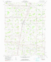 Chatfield Ohio Historical topographic map, 1:24000 scale, 7.5 X 7.5 Minute, Year 1960