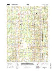 Cherry Valley Ohio Current topographic map, 1:24000 scale, 7.5 X 7.5 Minute, Year 2016