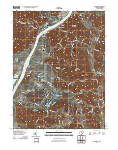 Cheshire Ohio Historical topographic map, 1:24000 scale, 7.5 X 7.5 Minute, Year 2011