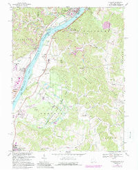 Cheshire Ohio Historical topographic map, 1:24000 scale, 7.5 X 7.5 Minute, Year 1968