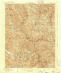 Chesterhill Ohio Historical topographic map, 1:62500 scale, 15 X 15 Minute, Year 1906