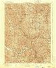 Chesterhill Ohio Historical topographic map, 1:62500 scale, 15 X 15 Minute, Year 1906