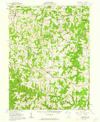 Chesterhill Ohio Historical topographic map, 1:24000 scale, 7.5 X 7.5 Minute, Year 1961