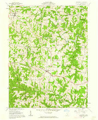 Chesterhill Ohio Historical topographic map, 1:24000 scale, 7.5 X 7.5 Minute, Year 1961