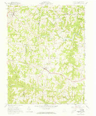 Chesterhill Ohio Historical topographic map, 1:24000 scale, 7.5 X 7.5 Minute, Year 1961