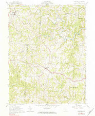 Chesterhill Ohio Historical topographic map, 1:24000 scale, 7.5 X 7.5 Minute, Year 1961