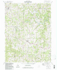 Chesterhill Ohio Historical topographic map, 1:24000 scale, 7.5 X 7.5 Minute, Year 1994