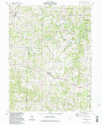 Chesterhill Ohio Historical topographic map, 1:24000 scale, 7.5 X 7.5 Minute, Year 1994