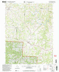Chesterhill Ohio Historical topographic map, 1:24000 scale, 7.5 X 7.5 Minute, Year 2002