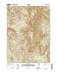 Chesterland Ohio Current topographic map, 1:24000 scale, 7.5 X 7.5 Minute, Year 2016
