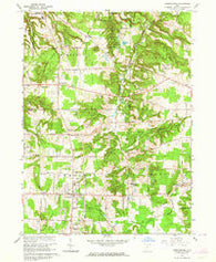 Chesterland Ohio Historical topographic map, 1:24000 scale, 7.5 X 7.5 Minute, Year 1963