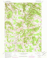 Chesterland Ohio Historical topographic map, 1:24000 scale, 7.5 X 7.5 Minute, Year 1963