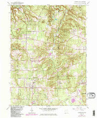 Chesterland Ohio Historical topographic map, 1:24000 scale, 7.5 X 7.5 Minute, Year 1963