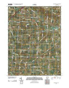 Chesterville Ohio Historical topographic map, 1:24000 scale, 7.5 X 7.5 Minute, Year 2010