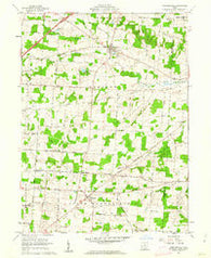 Chesterville Ohio Historical topographic map, 1:24000 scale, 7.5 X 7.5 Minute, Year 1961