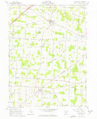 Chesterville Ohio Historical topographic map, 1:24000 scale, 7.5 X 7.5 Minute, Year 1961