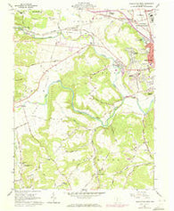 Chillicothe West Ohio Historical topographic map, 1:24000 scale, 7.5 X 7.5 Minute, Year 1961