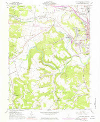 Chillicothe West Ohio Historical topographic map, 1:24000 scale, 7.5 X 7.5 Minute, Year 1961