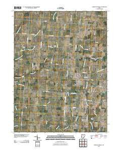 Christiansburg Ohio Historical topographic map, 1:24000 scale, 7.5 X 7.5 Minute, Year 2010