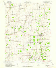 Christiansburg Ohio Historical topographic map, 1:24000 scale, 7.5 X 7.5 Minute, Year 1961