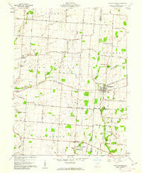 Christiansburg Ohio Historical topographic map, 1:24000 scale, 7.5 X 7.5 Minute, Year 1961