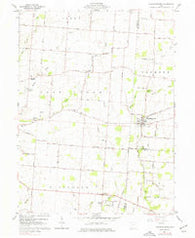 Christiansburg Ohio Historical topographic map, 1:24000 scale, 7.5 X 7.5 Minute, Year 1961