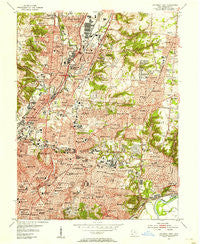 Cincinnati East Ohio Historical topographic map, 1:24000 scale, 7.5 X 7.5 Minute, Year 1953