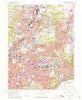 Cincinnati East Ohio Historical topographic map, 1:24000 scale, 7.5 X 7.5 Minute, Year 1961