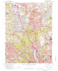 Cincinnati West Ohio Historical topographic map, 1:24000 scale, 7.5 X 7.5 Minute, Year 1961