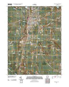 Circleville Ohio Historical topographic map, 1:24000 scale, 7.5 X 7.5 Minute, Year 2010