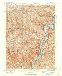 Clarington West Virginia Historical topographic map, 1:62500 scale, 15 X 15 Minute, Year 1935