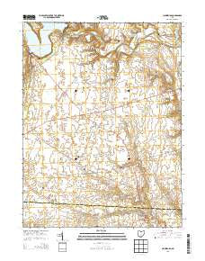 Clarksburg Ohio Historical topographic map, 1:24000 scale, 7.5 X 7.5 Minute, Year 2013