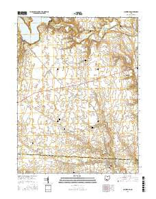 Clarksburg Ohio Current topographic map, 1:24000 scale, 7.5 X 7.5 Minute, Year 2016