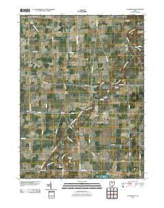Clarksfield Ohio Historical topographic map, 1:24000 scale, 7.5 X 7.5 Minute, Year 2010