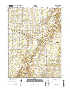 Clarksfield Ohio Historical topographic map, 1:24000 scale, 7.5 X 7.5 Minute, Year 2013