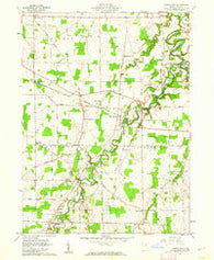 Clarksfield Ohio Historical topographic map, 1:24000 scale, 7.5 X 7.5 Minute, Year 1960