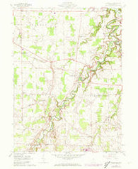 Clarksfield Ohio Historical topographic map, 1:24000 scale, 7.5 X 7.5 Minute, Year 1960