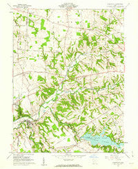 Clarksville Ohio Historical topographic map, 1:24000 scale, 7.5 X 7.5 Minute, Year 1960