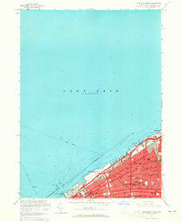 Cleveland North Ohio Historical topographic map, 1:24000 scale, 7.5 X 7.5 Minute, Year 1963