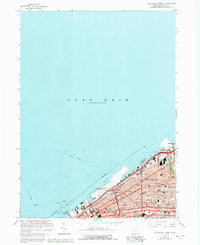 Cleveland North Ohio Historical topographic map, 1:24000 scale, 7.5 X 7.5 Minute, Year 1963