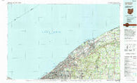 Cleveland North Ohio Historical topographic map, 1:100000 scale, 30 X 60 Minute, Year 1994
