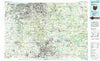 Cleveland South Ohio Historical topographic map, 1:100000 scale, 30 X 60 Minute, Year 1994