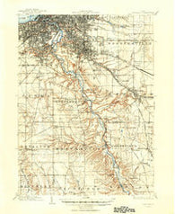 Cleveland Ohio Historical topographic map, 1:62500 scale, 15 X 15 Minute, Year 1903
