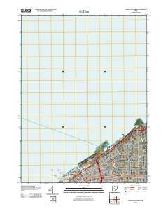 Cleveland North Ohio Historical topographic map, 1:24000 scale, 7.5 X 7.5 Minute, Year 2010