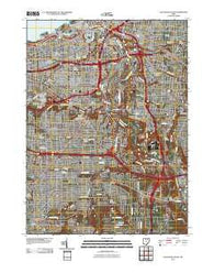 Cleveland South Ohio Historical topographic map, 1:24000 scale, 7.5 X 7.5 Minute, Year 2010